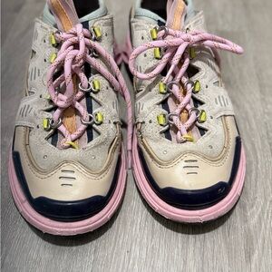 Kenzo Pink and Cream Chunky Sneakers